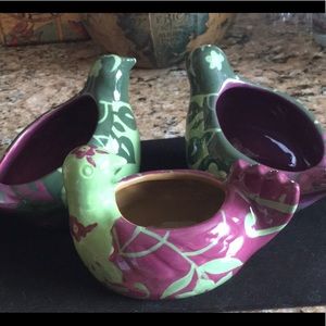 Tracy Porter Corvina Collection Bird Dipping Cups (set of 3)